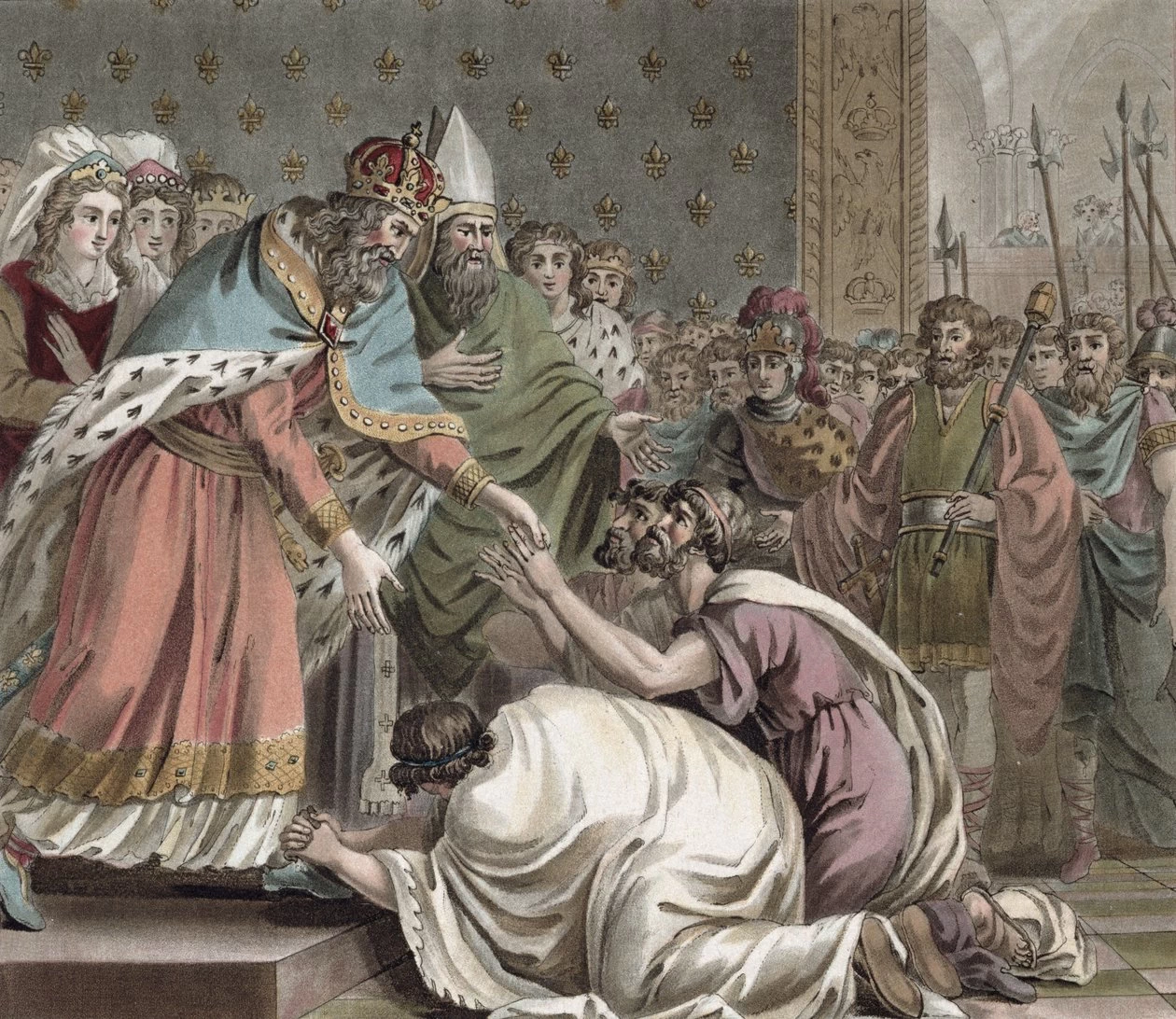 Carlo Magno riceve gli ambasciatori dell'Imperatore d'Oriente